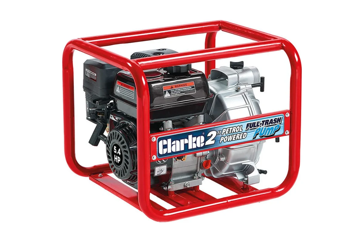 Clarke PF50 engine-driven full-trash pump