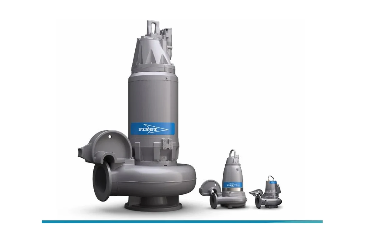 Flygt N-technology submersible wastewater pump