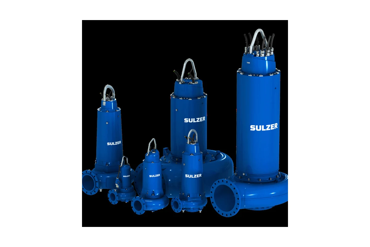 Sulzer XFP submersible wastewater pump range