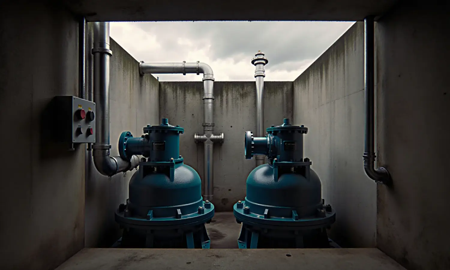 Emergency pump engineer attending site