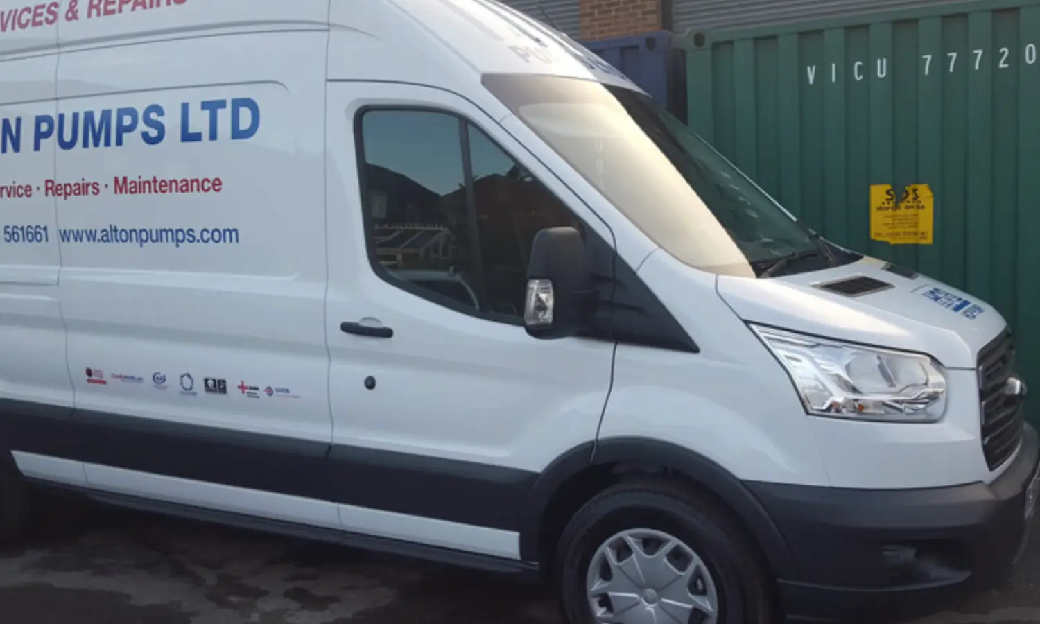 Alton Pumps engineer on site