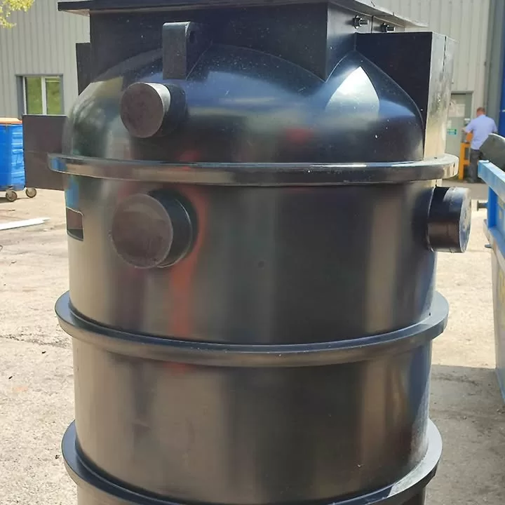 External view of the assembled pre-packaged pump chamber unit