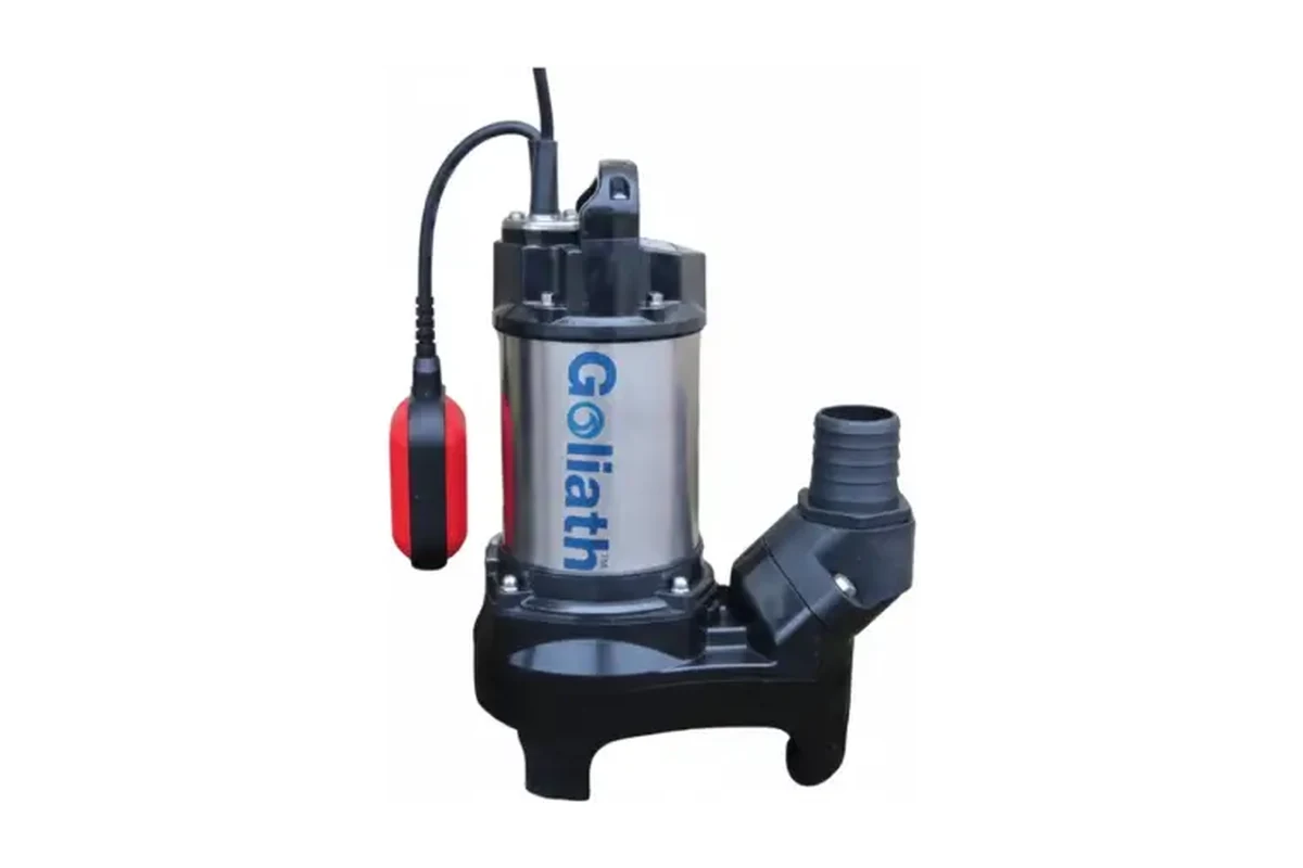 Automatic submersible dirty-water dewatering pump with float switch