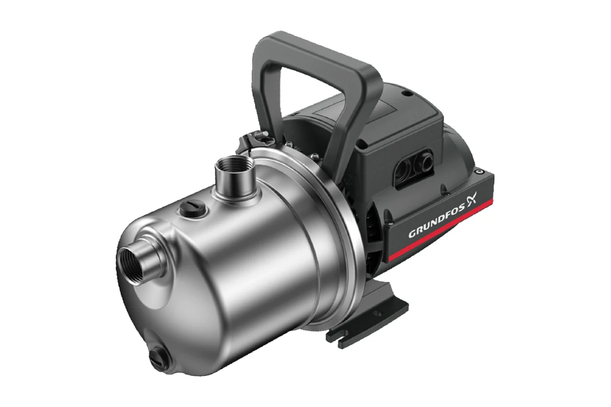 Portable surface jet pump for garden and irrigation water supply
