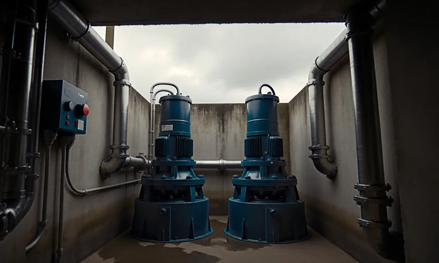 Twin pump station upgrade